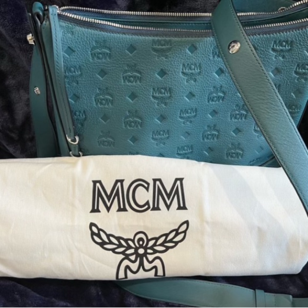 Teal MCM crossbody